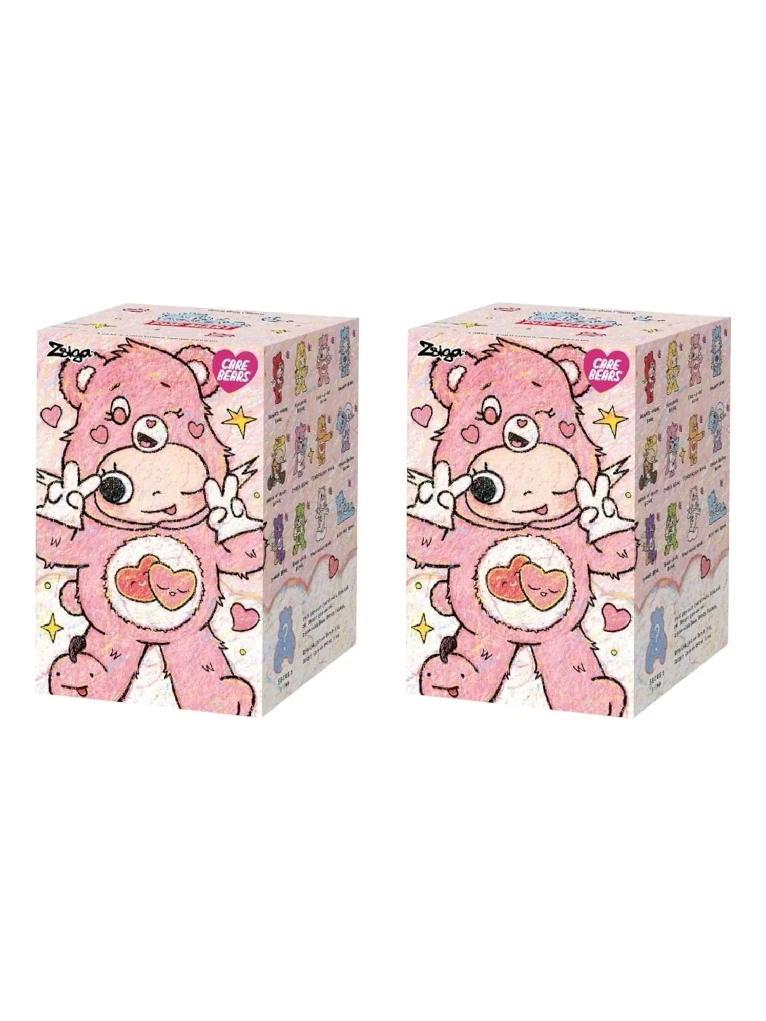 Фигурка Pop Mart x Zsiga Care Bear Figures Sealed Case (2 Blind Boxes) — изображение 1 из 1, мульти
