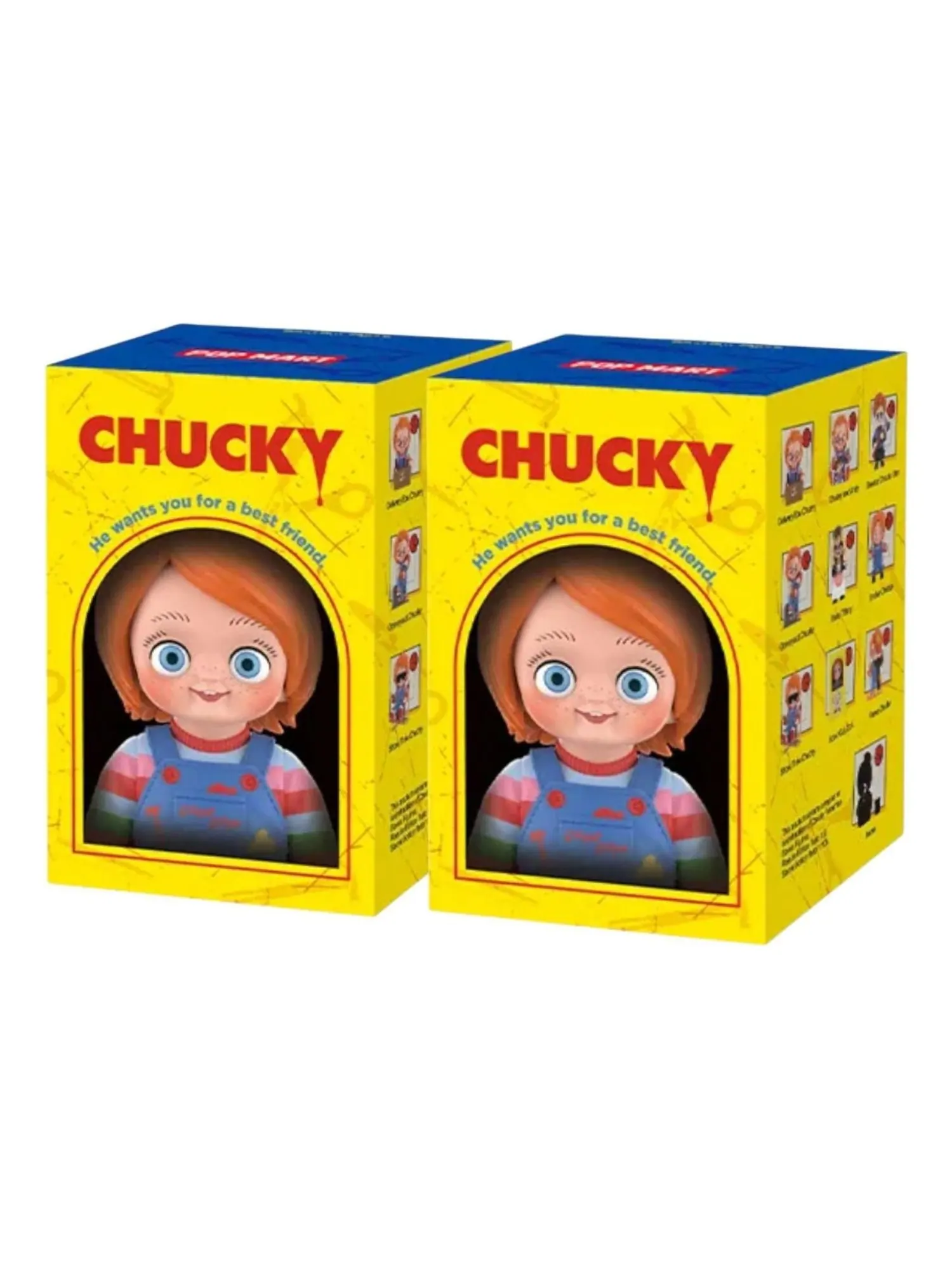 Фигурка Pop Mart Chucky Franchise Series Figures Sealed Case (2 Blind Boxes) — изображение 1 из 1, мульти