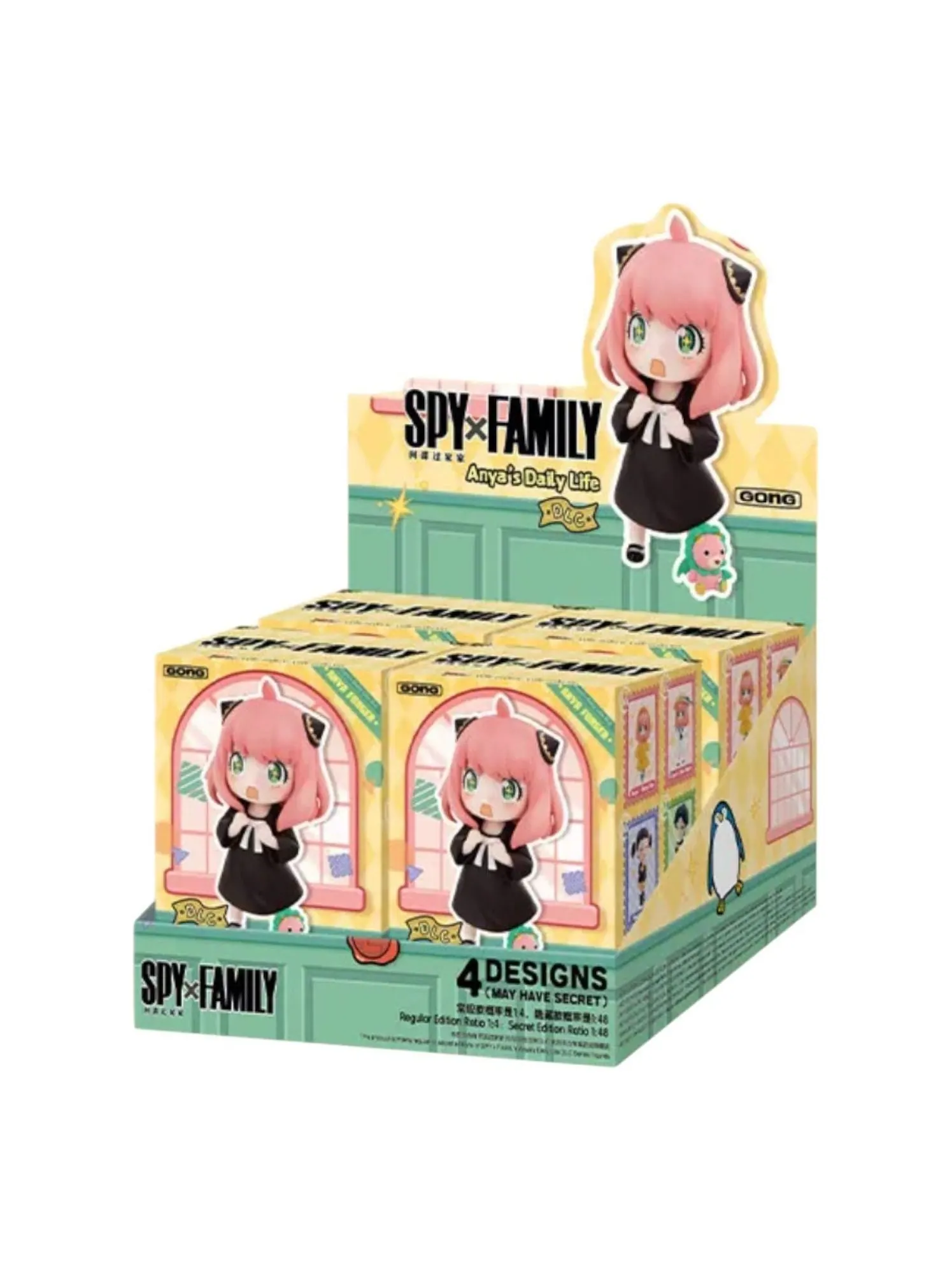 Фигурка Pop Mart SPY X FAMILY Anya's Everyday DLC Figures Sealed Case (4 Blind Boxes) — изображение 1 из 1, мульти