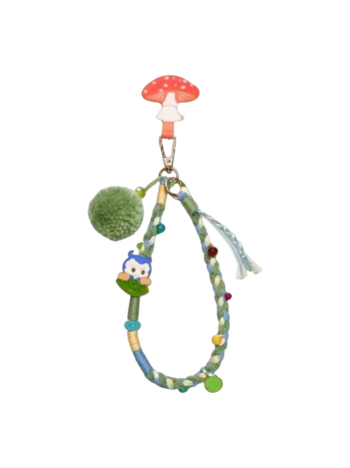 Лабубу Pop Mart The Monsters Labubu Pom Party Key Chain 'Green' — изображение 1 из 1, мульти
