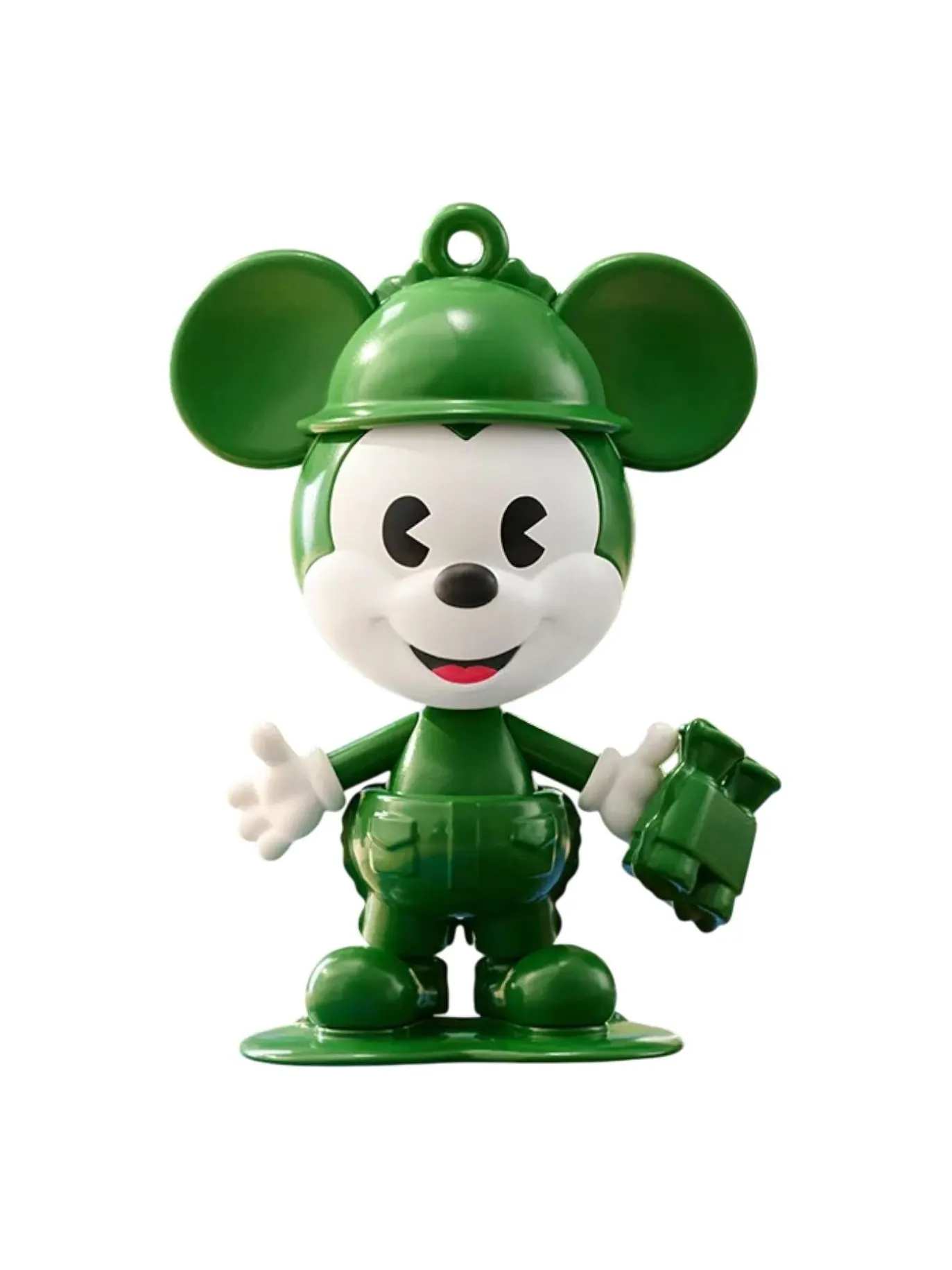 Фигурки Pop Mart Disney Mickey Remixed Mickey Meets Pixar Series «Зеленый солдатик Микки» (секретное издание), мульти