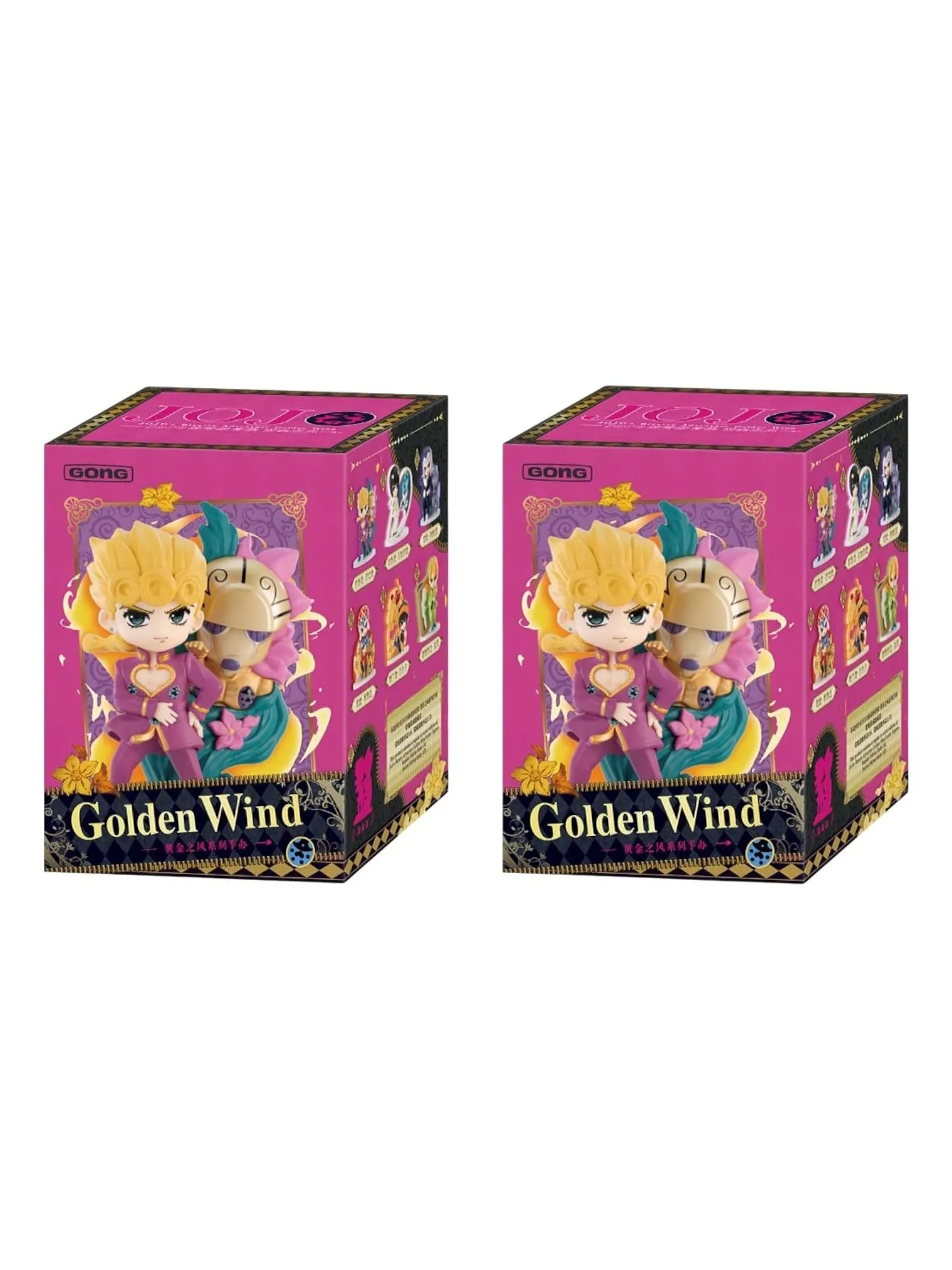 Набор фигурок Pop Mart Golden Wind Jojo's Bizarre Adventure в запечатанной упаковке (2 закрытых коробки) — изображение 1 из 1