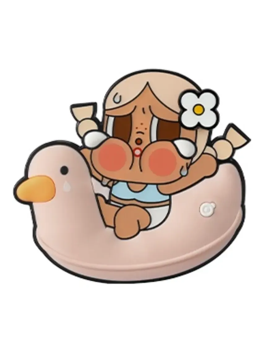 Фигурка Pop Mart CRYBABY Vacation Mode On Series Fridge Magnet 'Chilling on the Beach' — изображение 1 из 1, мульти