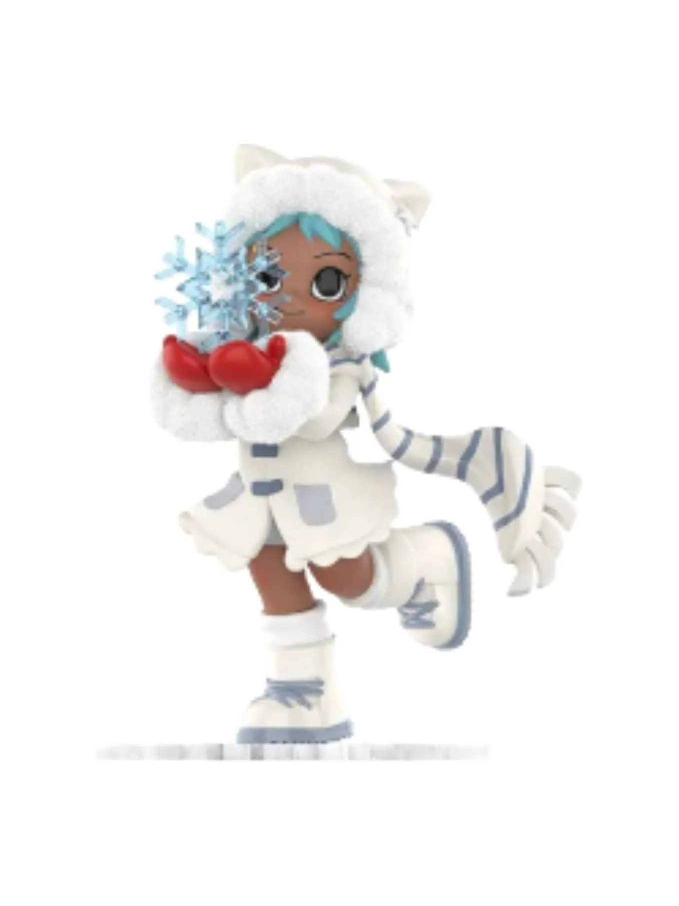 Фигурка Pop Mart Lil Peach Riot Holiday Mixtape Series 'Frankie - It's Snowing!' — изображение 1 из 1, мульти