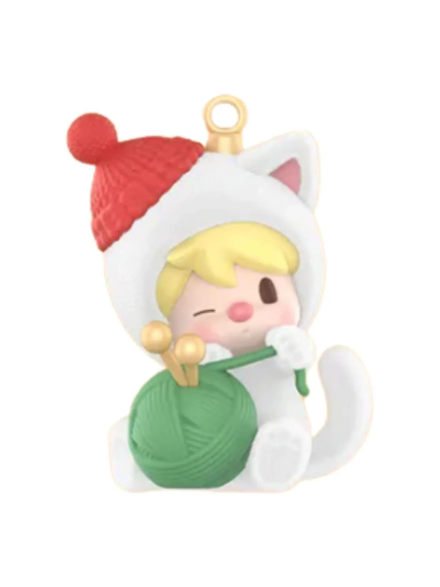 Эксклюзивная праздничная фигурка Pop Mart Sweet Bean «Котенок и ямсовый мяч» — изображение 1 из 1, мульти