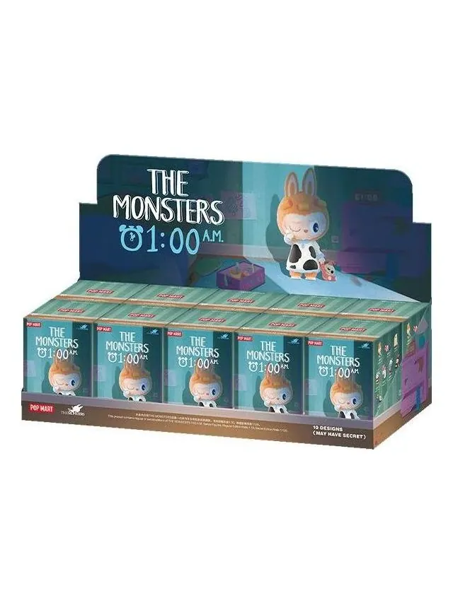 Набор фигурок Pop Mart THE MONSTERS 1:00 AM, запечатанные коробки (12 коробочек-сюрпризов) — изображение 1 из 1, мульти