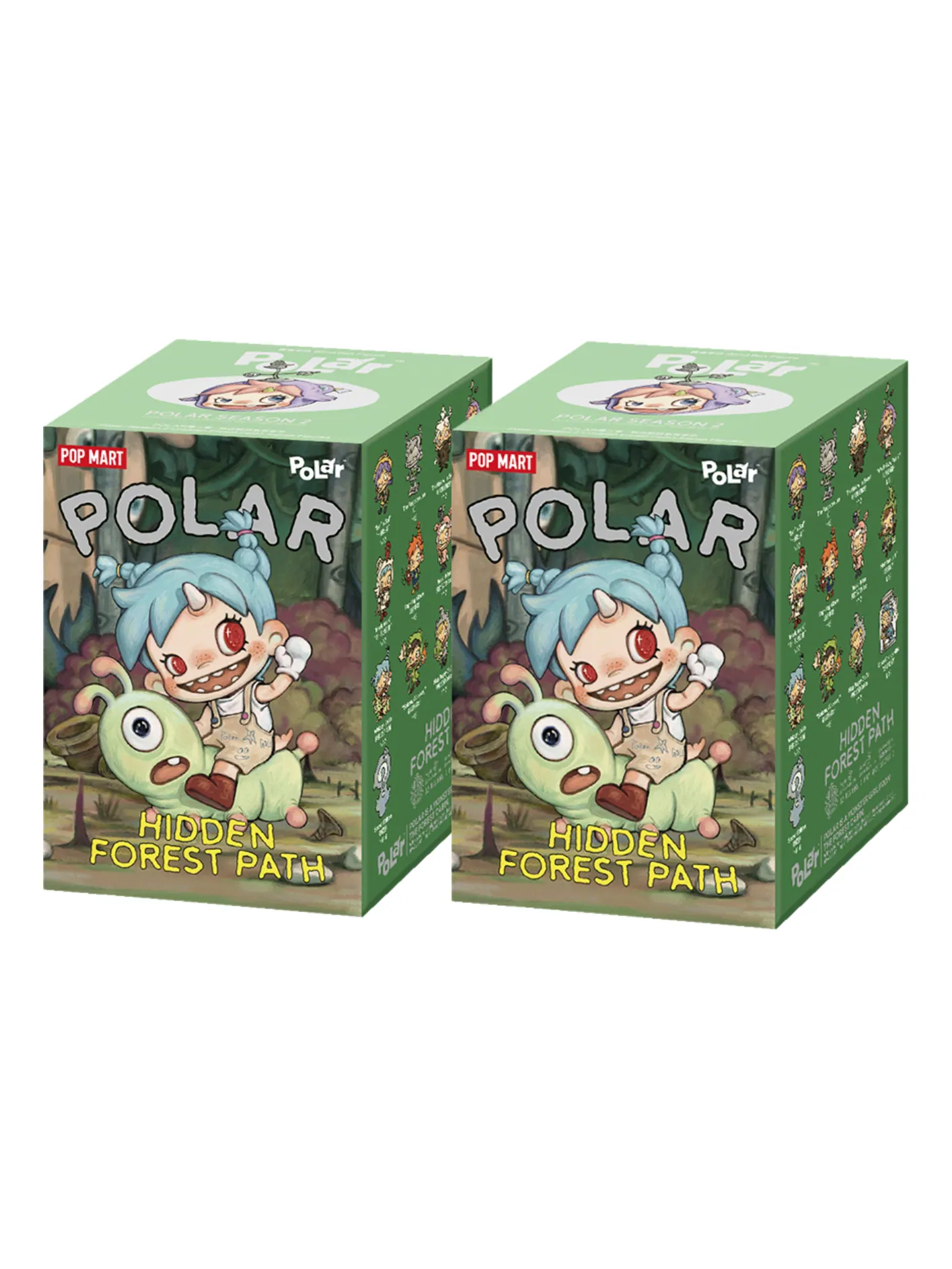 Фигурки Pop Mart Polar Season 2 Hidden Forest Path Series, запечатанные коробки (2 непрозрачные коробки) — изображение 1 из 1