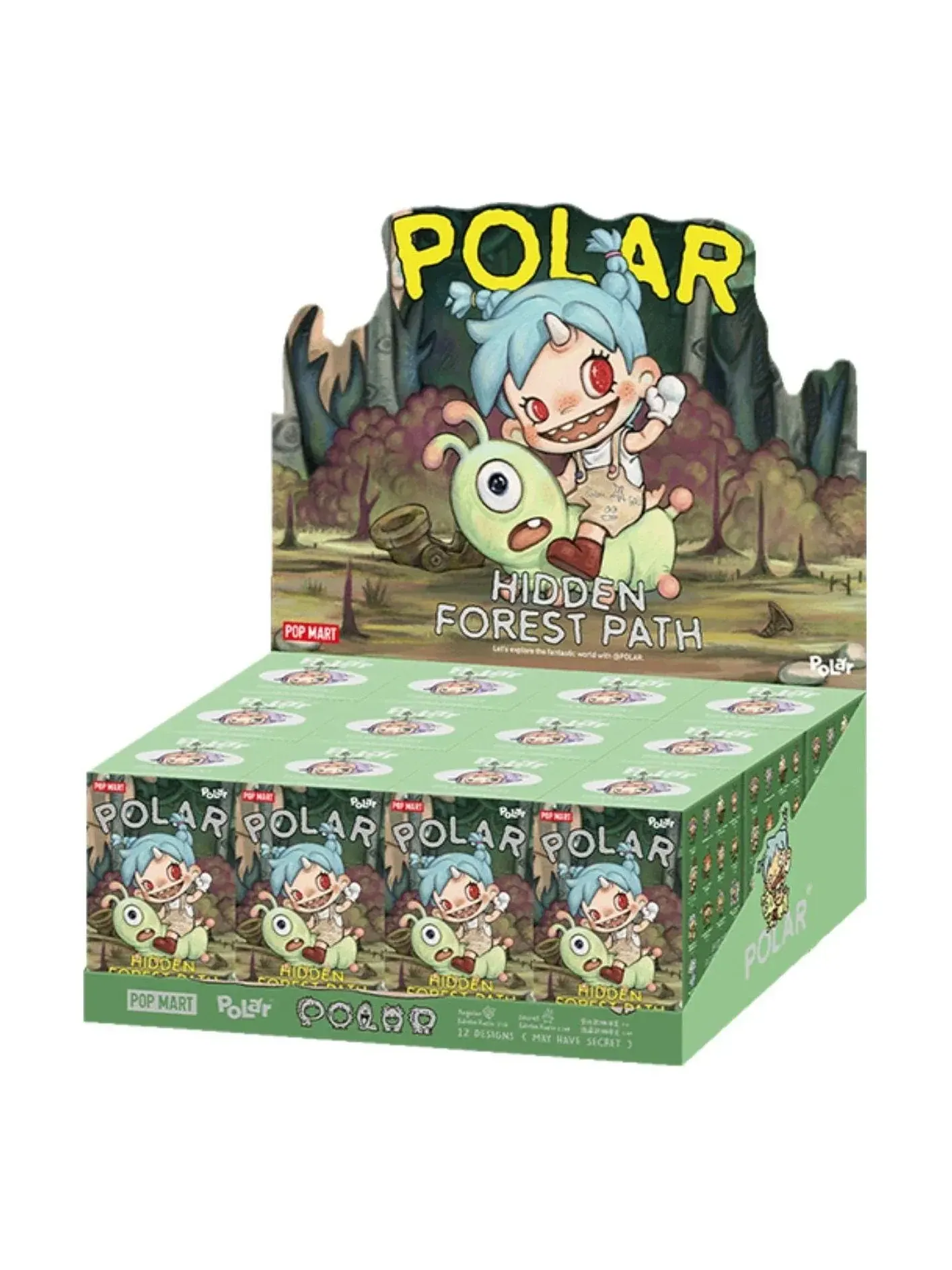 Фигурки Pop Mart Polar Season 2 Hidden Forest Path Series, запечатанные коробки (12 коробочек-сюрпризов) — изображение 1 из 1