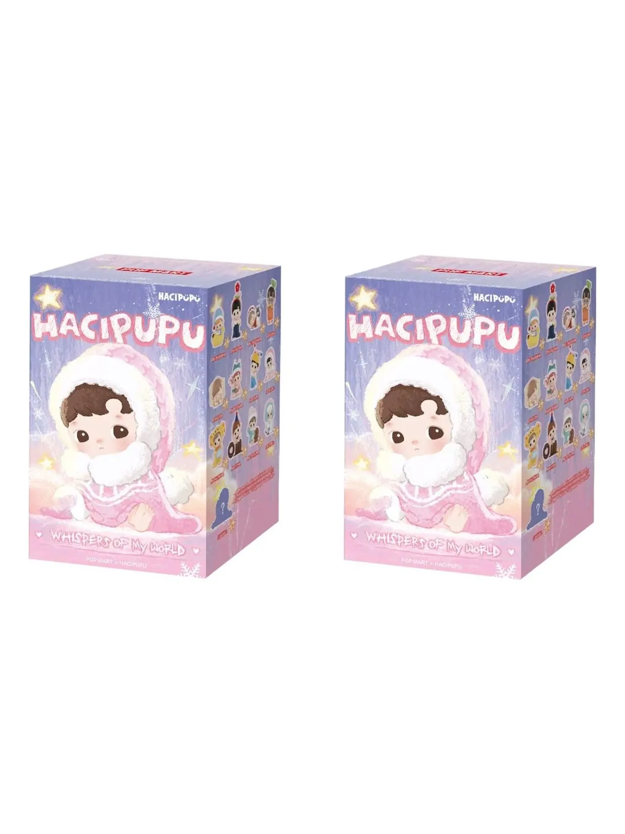 Фигурка Pop Mart Hacipupu Whispers of My World, запечатанная упаковка (2 закрытых коробки) — изображение 1 из 1, мульти