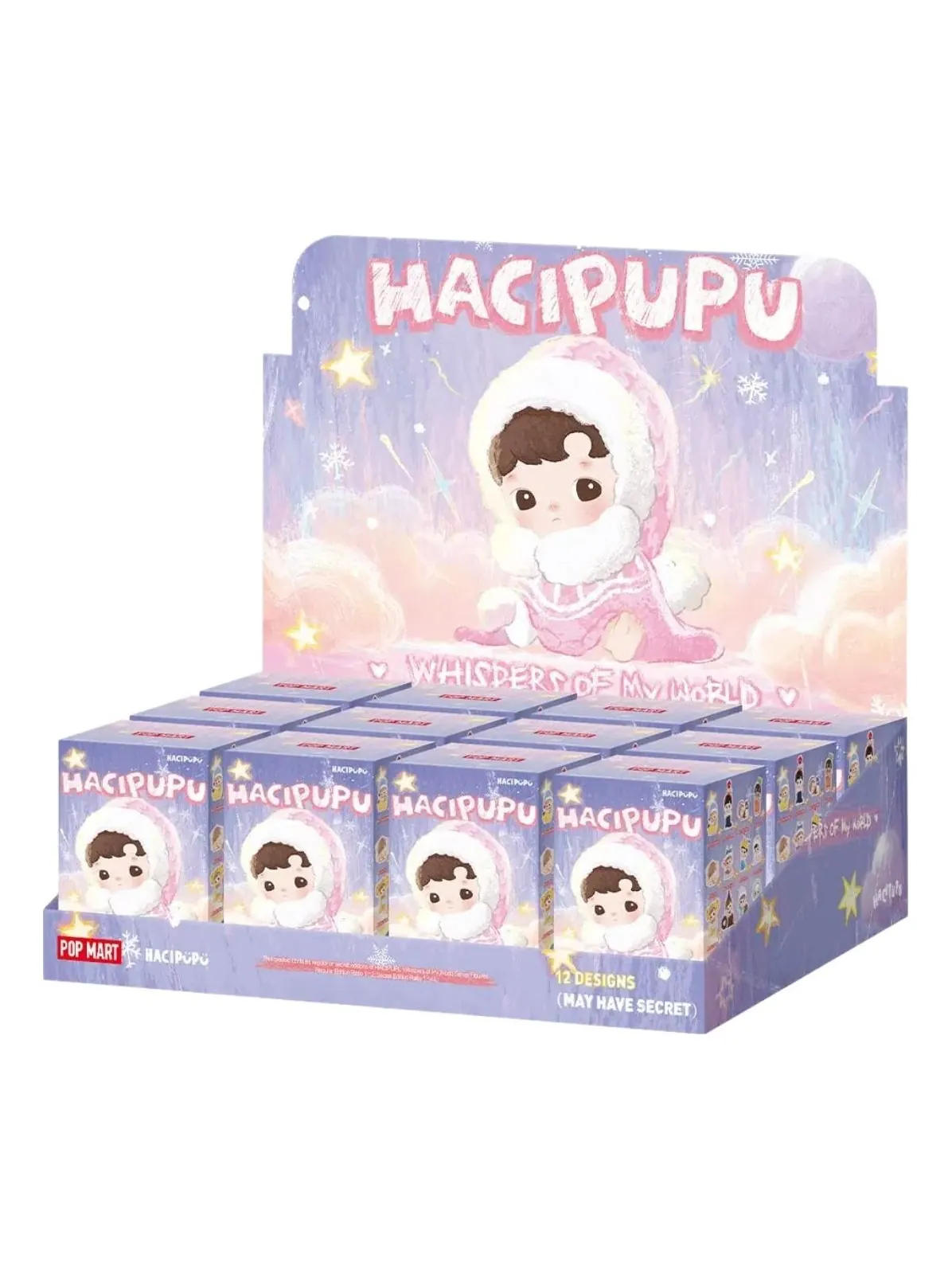 Фигурка Pop Mart Hacipupu Whispers of My World, запечатанная упаковка (12 коробочек-сюрпризов) — изображение 1 из 1, мульти
