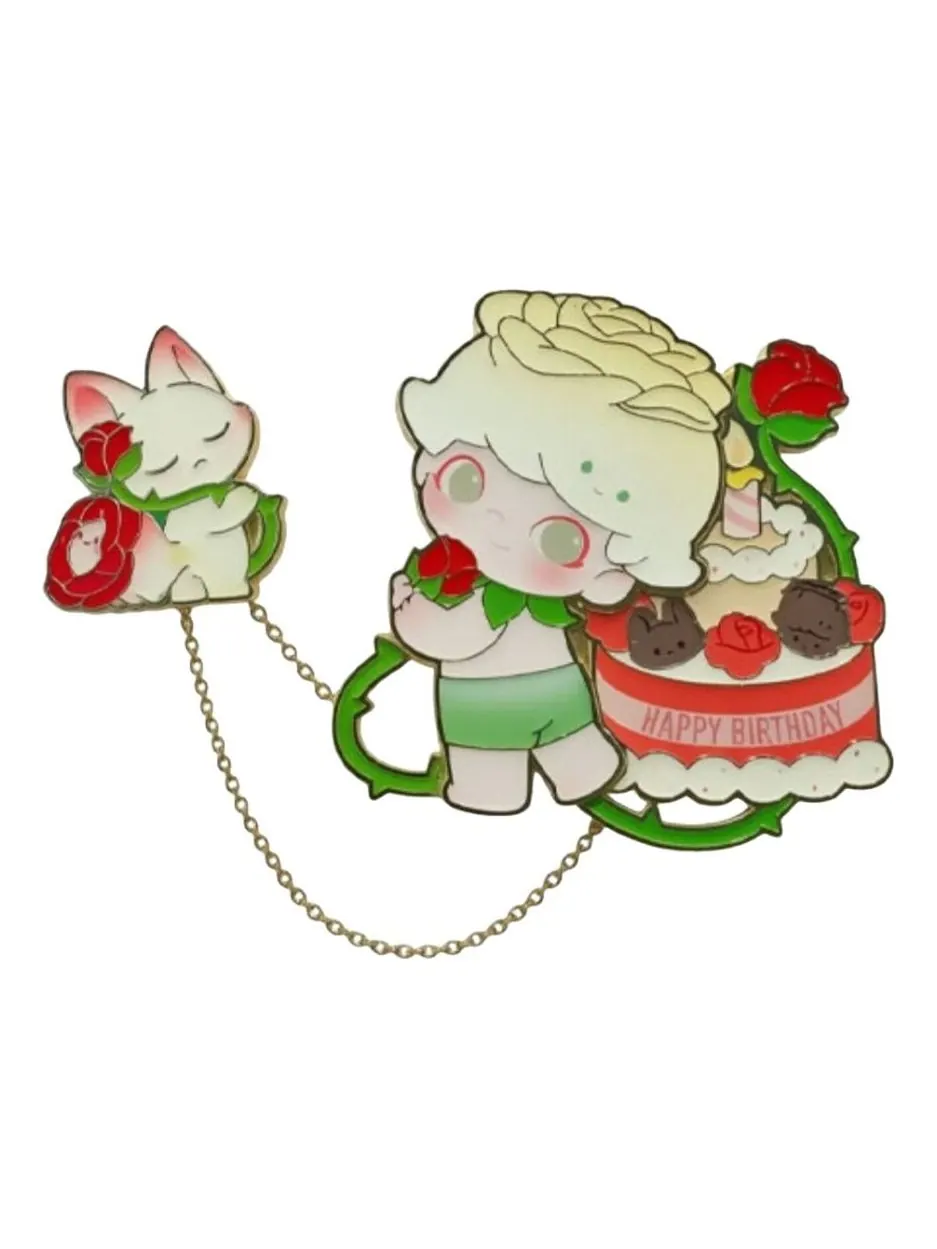 Значок Pop Mart Dimoo World Birthday Badge — изображение 1 из 1, мульти