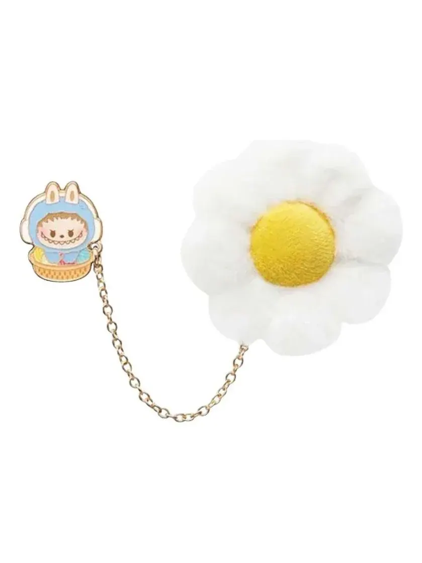 Магнит на холодильник Pop Mart Pop Bean Fluffy and Cozy 'Labubu Toasty Snow Baby' — изображение 1 из 1, мульти