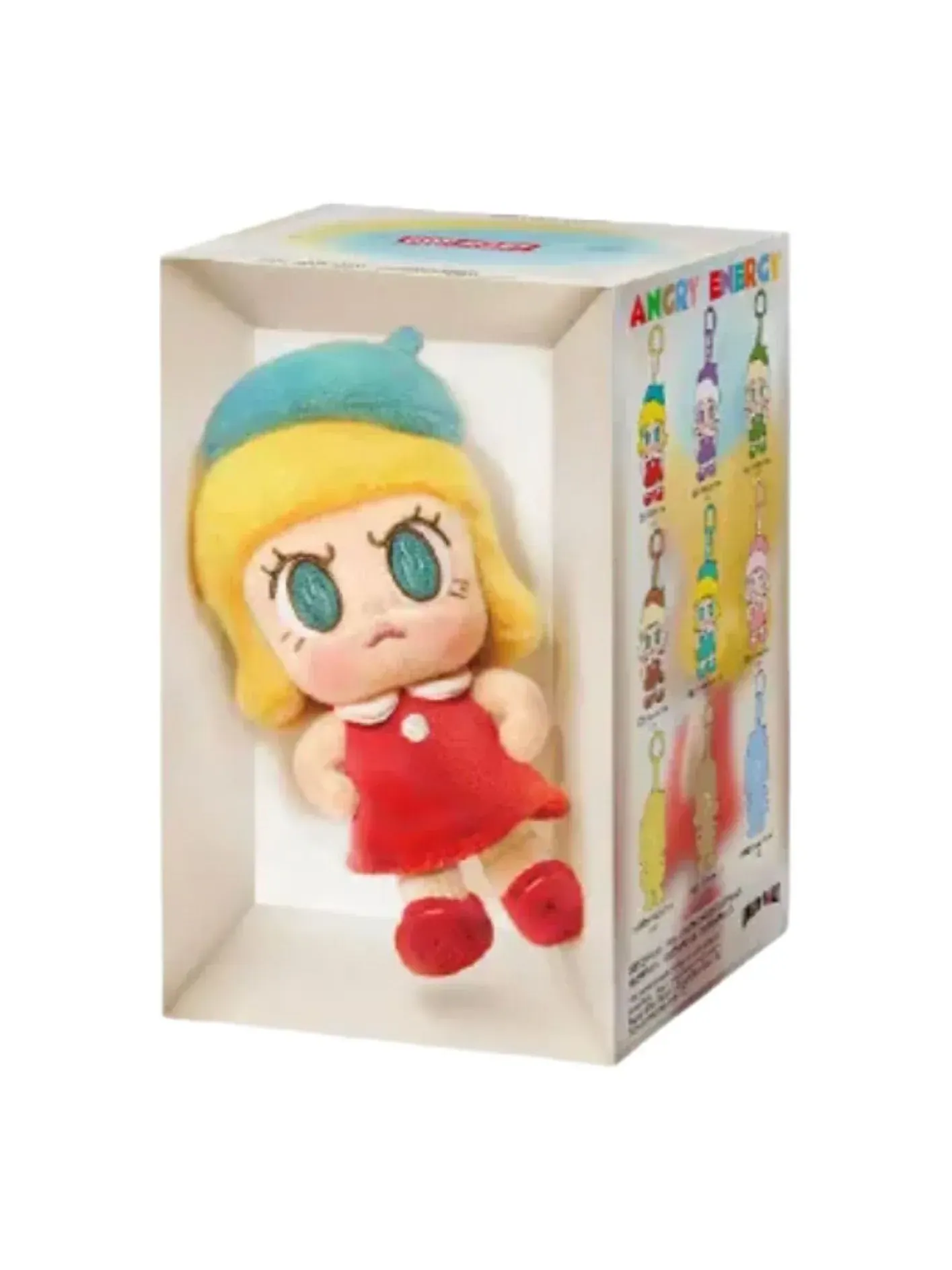Мягкая игрушка Pop Mart Angry Molly из серии Angry Energy, упакованная в герметичный футляр (1 коробка-сюрприз), мульти