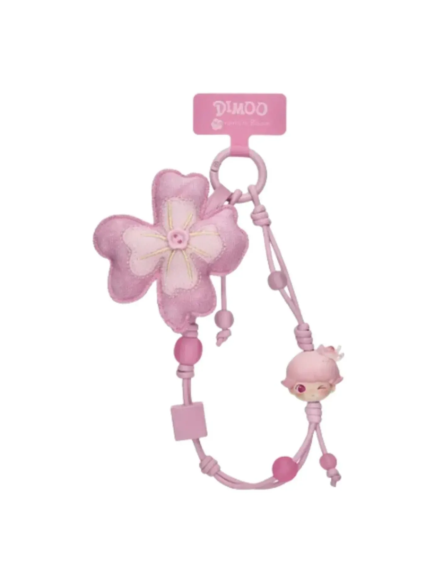Декоративный кулон Pop Mart Dimoo Moments in Bloom Series 'Spring Recoil' — изображение 1 из 1, мульти