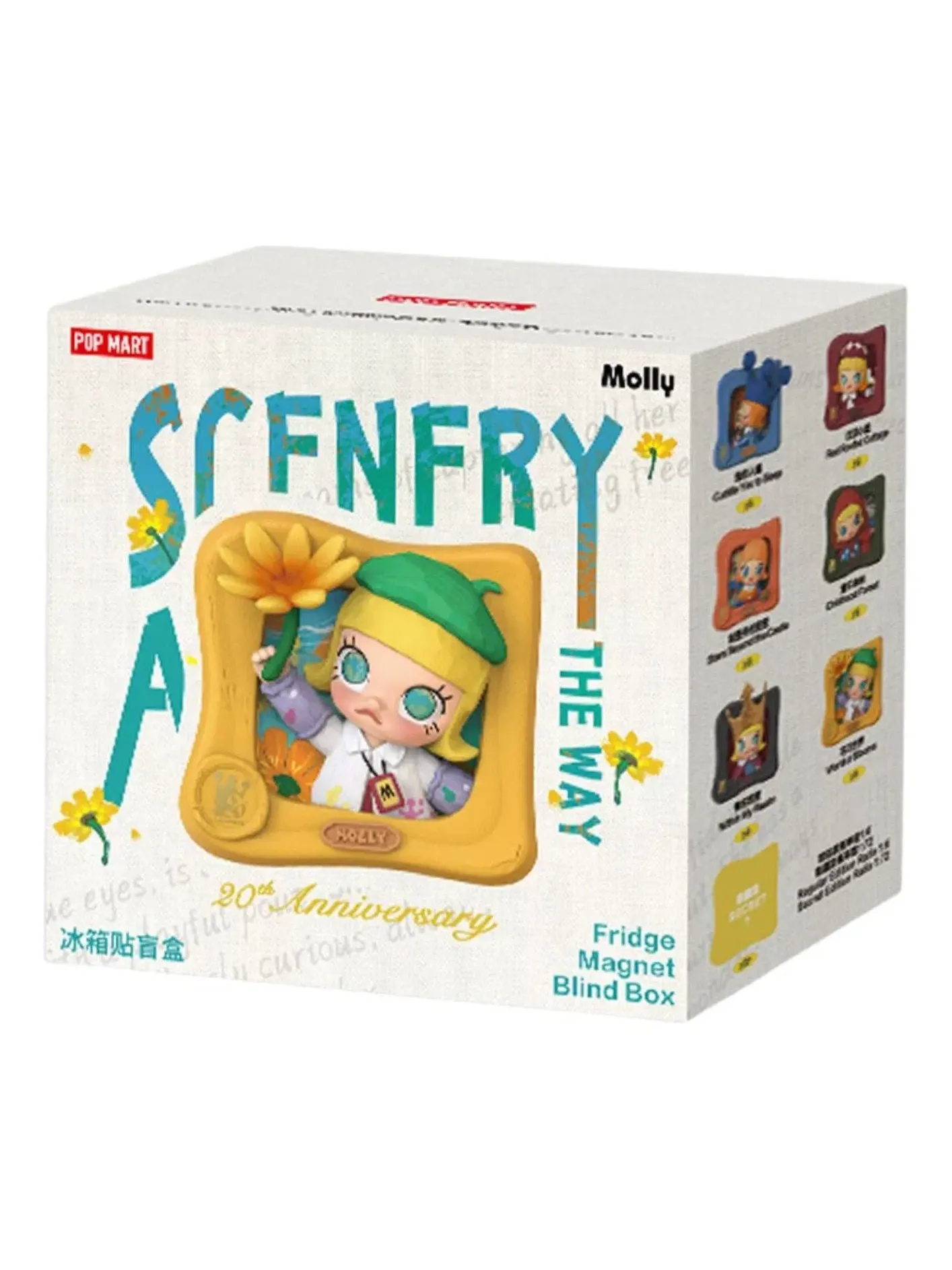 Коллекционная фигурка с магнитом Молли серия Scenery Along the Way Pop Mart — изображение 1 из 1, мульти