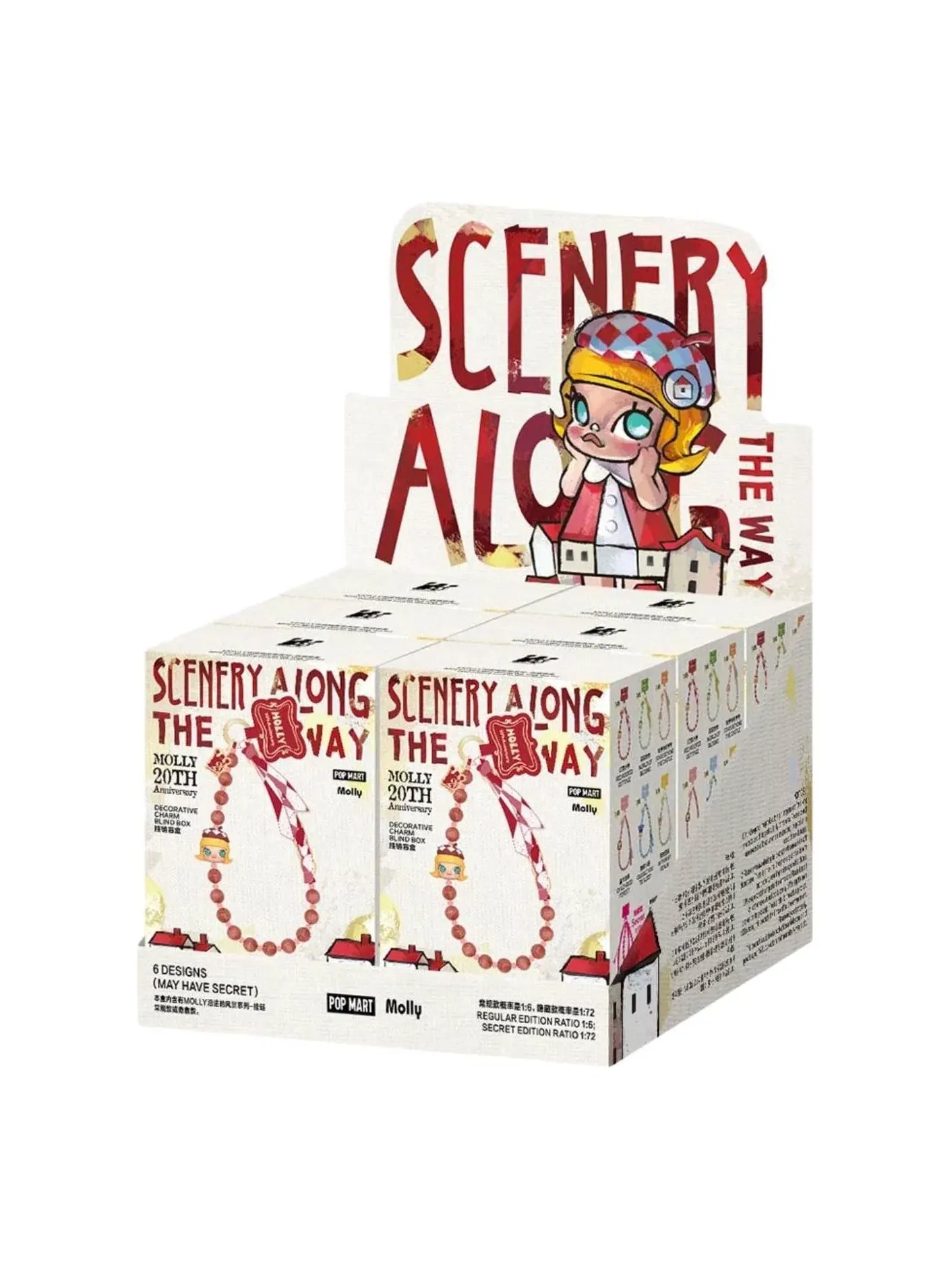 Коллекционная фигурка для декора Молли серия Scenery Along the Way Pop Mart — изображение 1 из 1, мульти