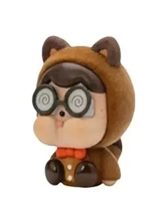 Кукла Pop Mart Crybaby Sad Zoo Doll Trendy Figures 'The Nerdy Raccoon' PPMT-2604-0050-1117141824 — изображение 1 из 1, мульти