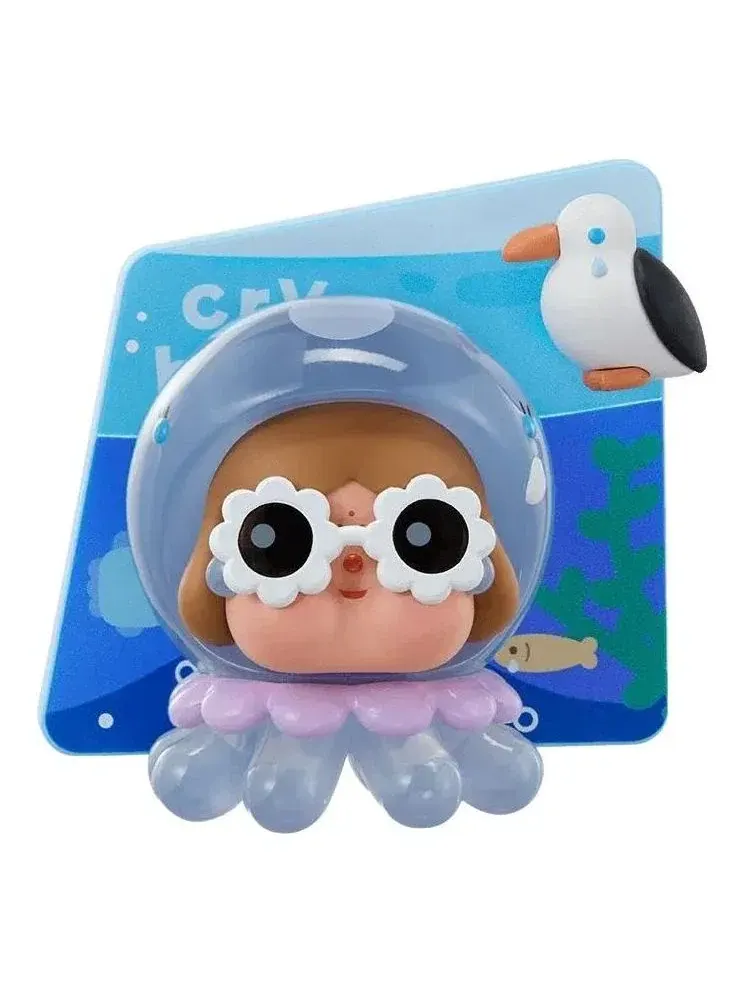 Магнит на холодильник Pop Mart Crybaby Cry Me an Ocean Series «Медуза» PPMT-2605-0022-1139484201