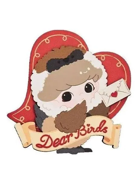 Магнит на холодильник Pop Mart Dear Birds Series «Шепот любви» PPMT-2605-0030-1146569060