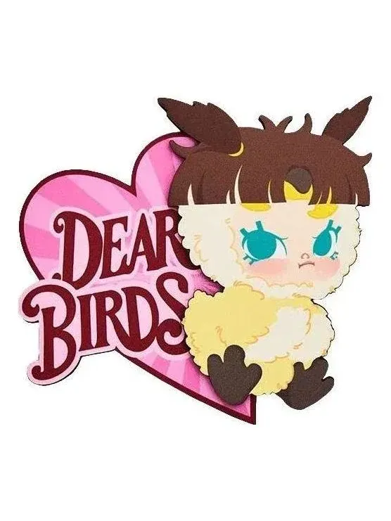 Магнит на холодильник Pop Mart Dear Birds Series «Мои сладкие неприятности» PPMT-2605-0030-1146569062