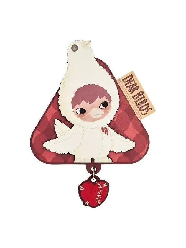Магнит на холодильник Pop Mart Dear Birds Series «Больше, чем слова» PPMT-2605-0030-1146569065