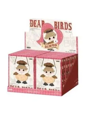 Коллекционная фигурка Pop Mart Dear Birds Series Mini Bag Blind Box Sealed Case (8 Blind Boxes)