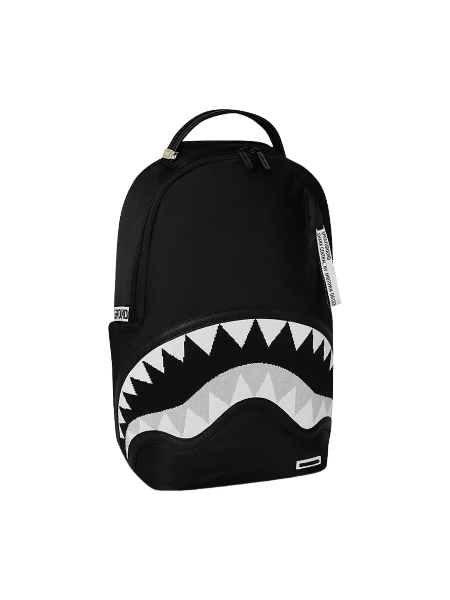 Рюкзак Sprayground Shark Central — изображение 2 из 5, черный/белый
