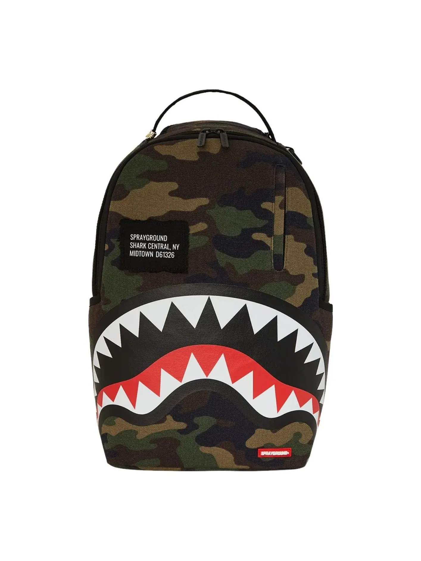 Рюкзак мужской Sprayground Shark Central Camo DLXS