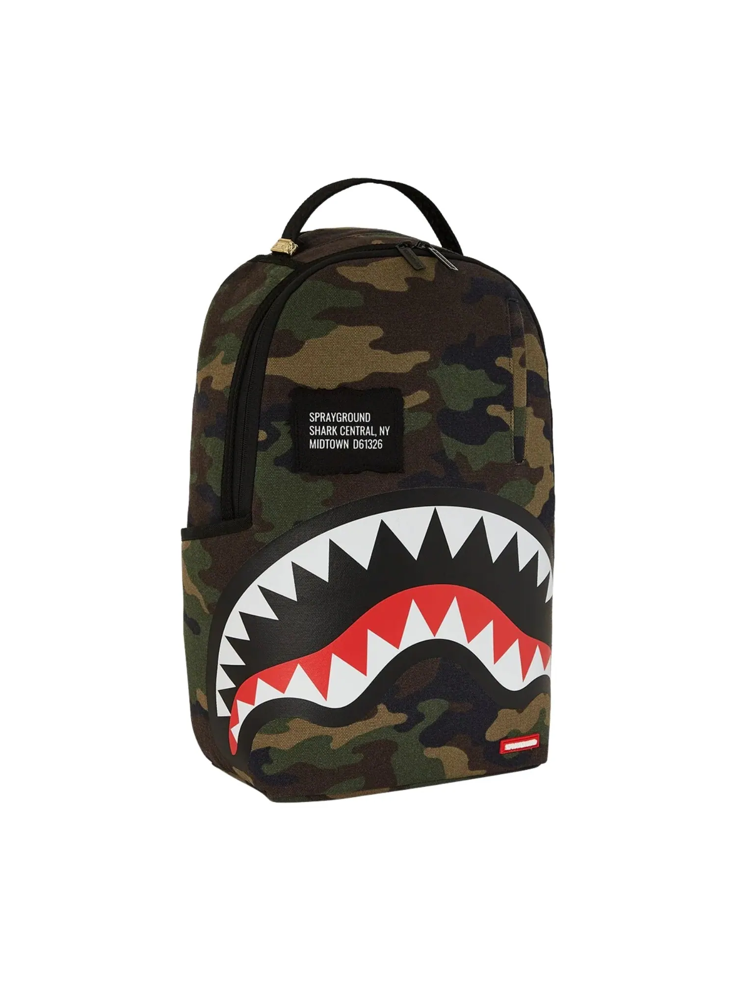 Рюкзак мужской Sprayground Shark Central Camo DLXS — изображение 2 из 5, мульти