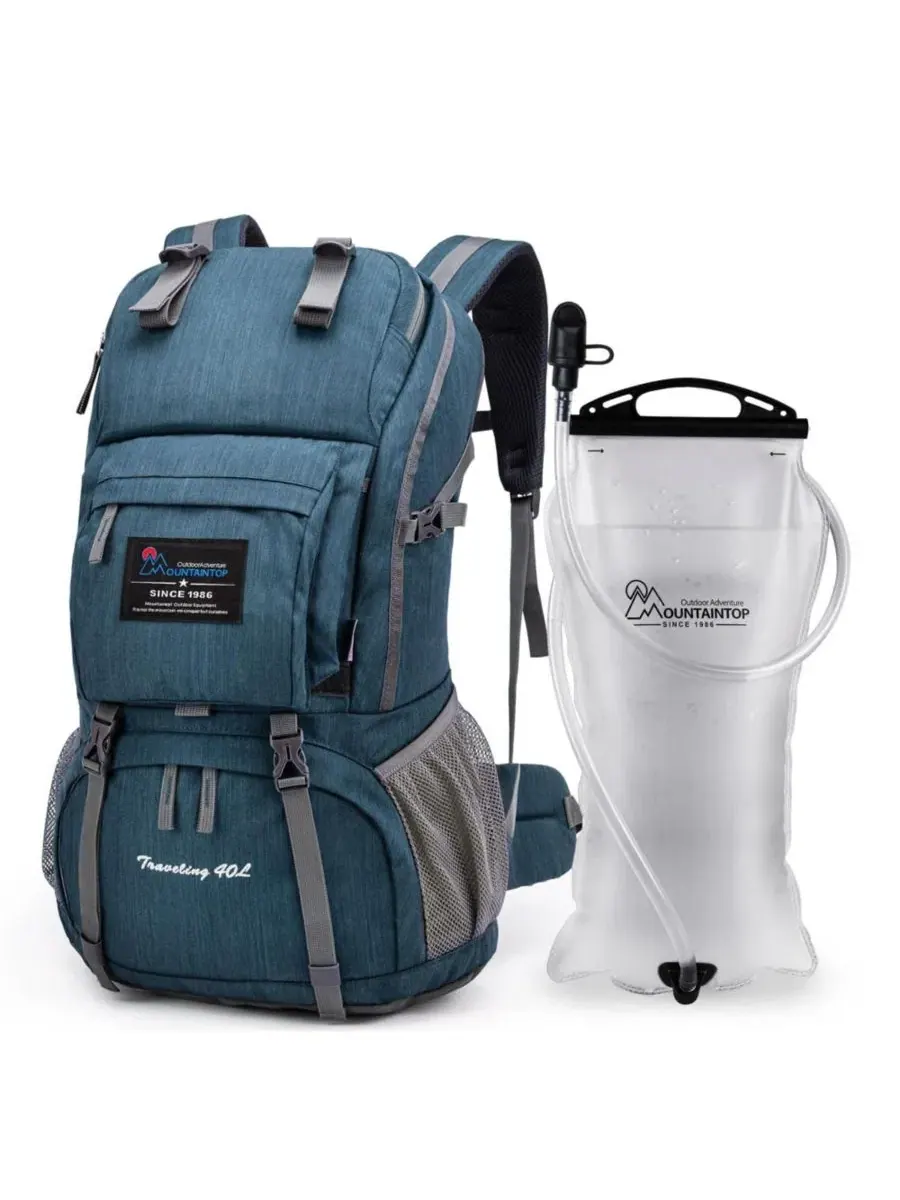 Рюкзак туристический 40 л для ноутбука 15.6" с гидратором 3 л MOUNTAINTOP