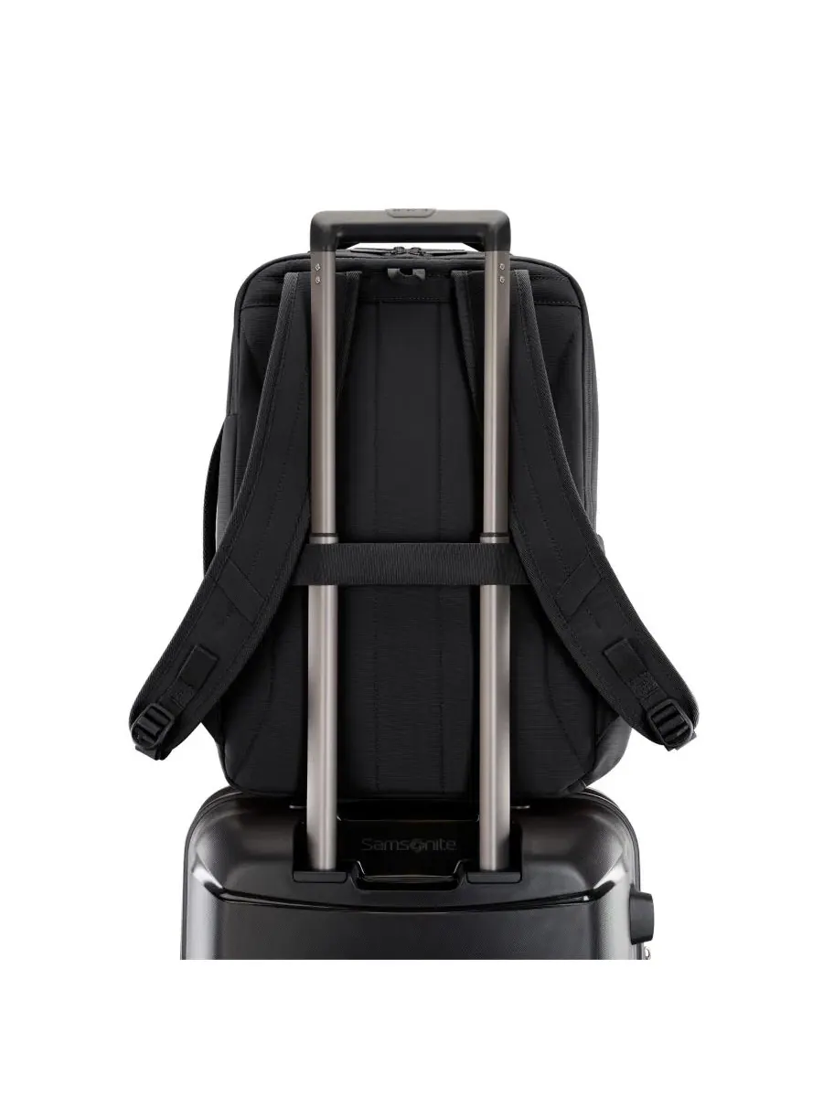 Рюкзак дорожный с отделением для ноутбука 15 дюймов, Better Than Basic Samsonite — изображение 4 из 8, черный