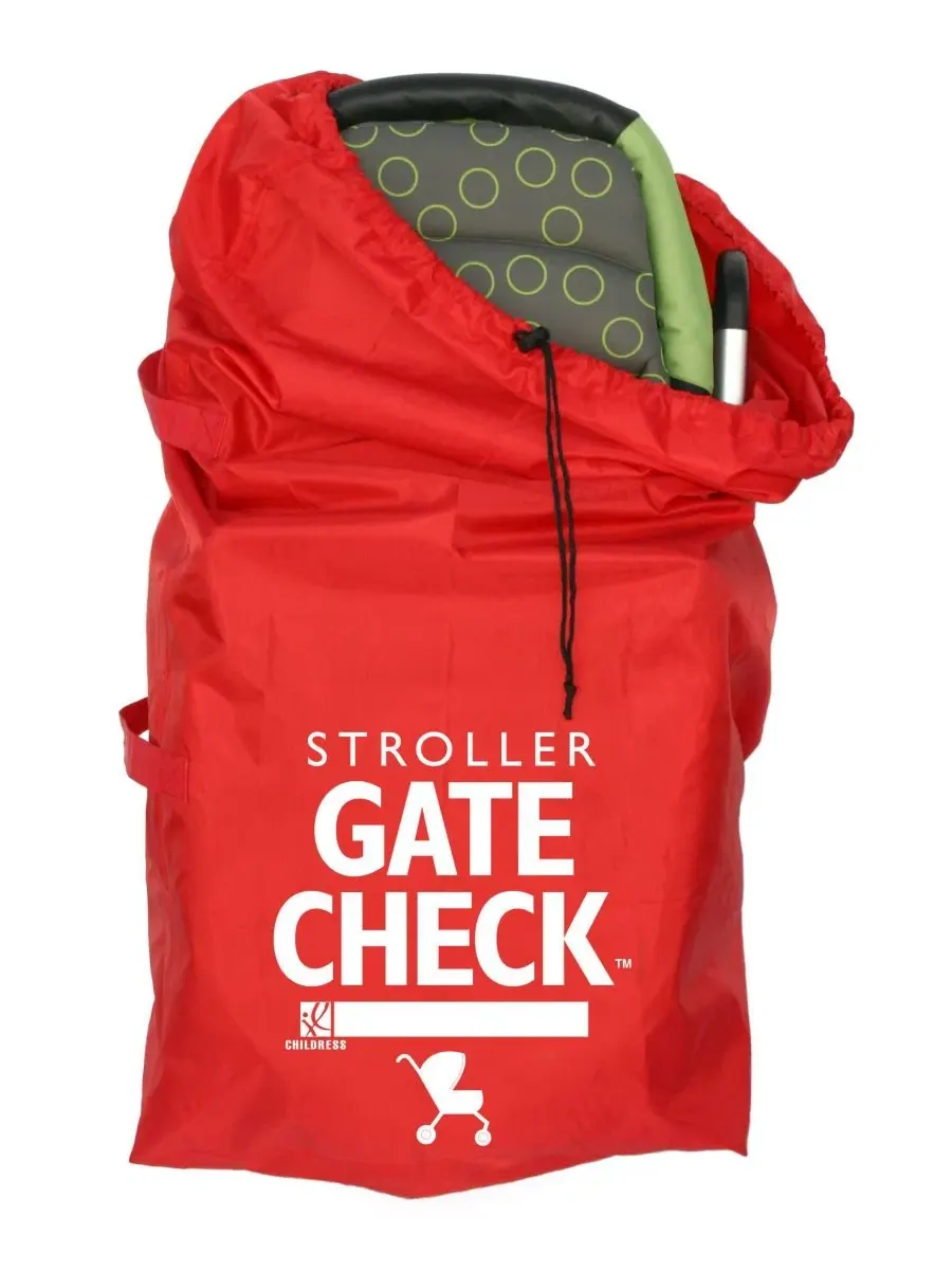 Сумка для регистрации багажа JL Childress Gate Check Bag для стандартных и двойных колясок J L — красный