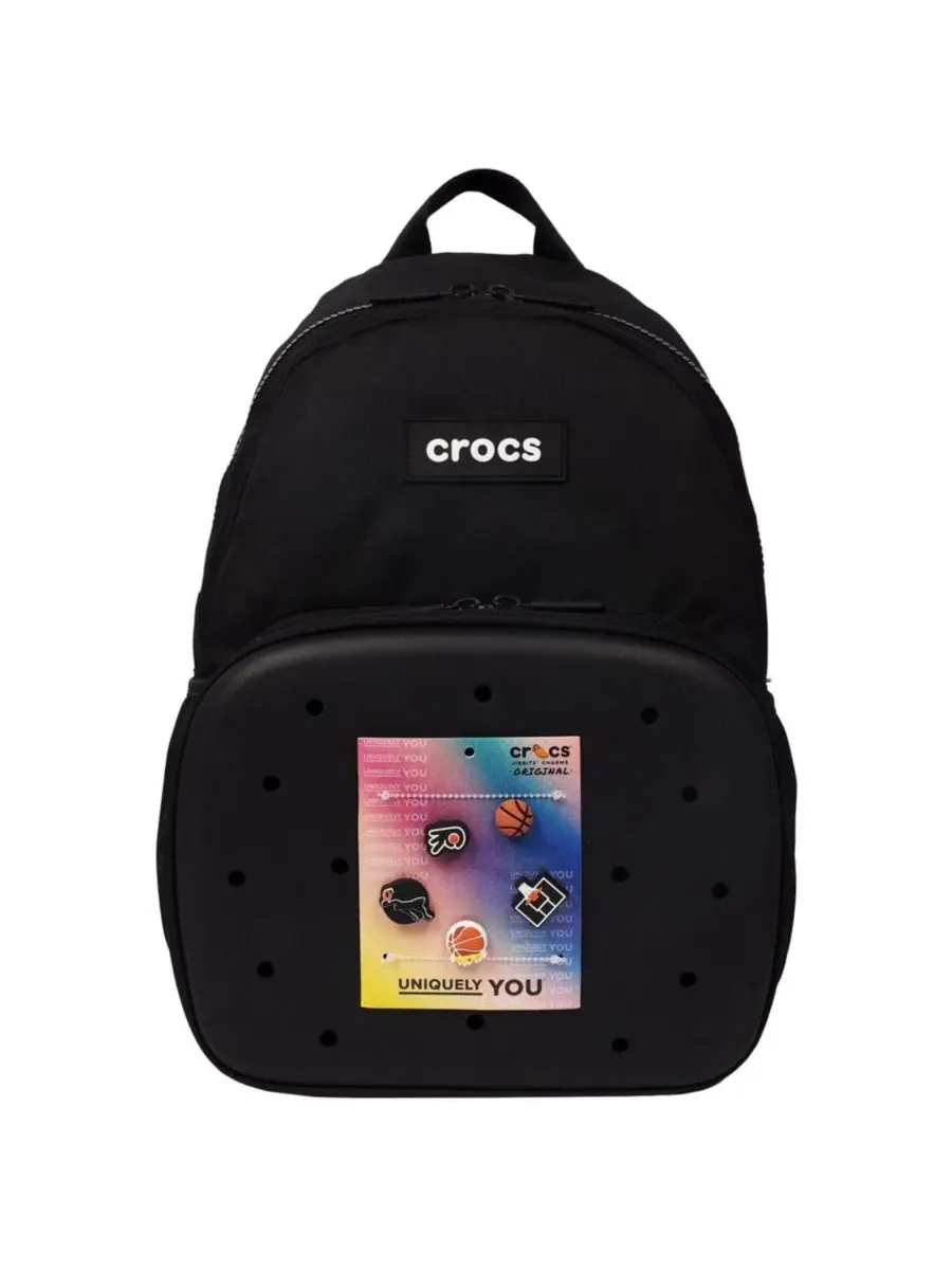 Рюкзак школьный с передним карманом из ЭВА, с брелоками Jibbitz Crocs