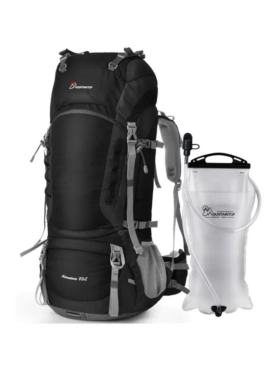 Рюкзак туристический 80 л с алюминиевой рамой MOUNTAINTOP