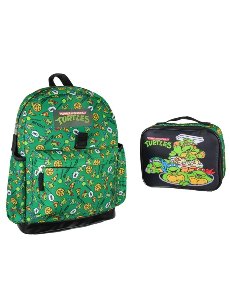 Рюкзак и ланч-бокс с принтом Teenage Mutant Ninja Turtles Teenage Mutant Ninja Turtles — зеленый