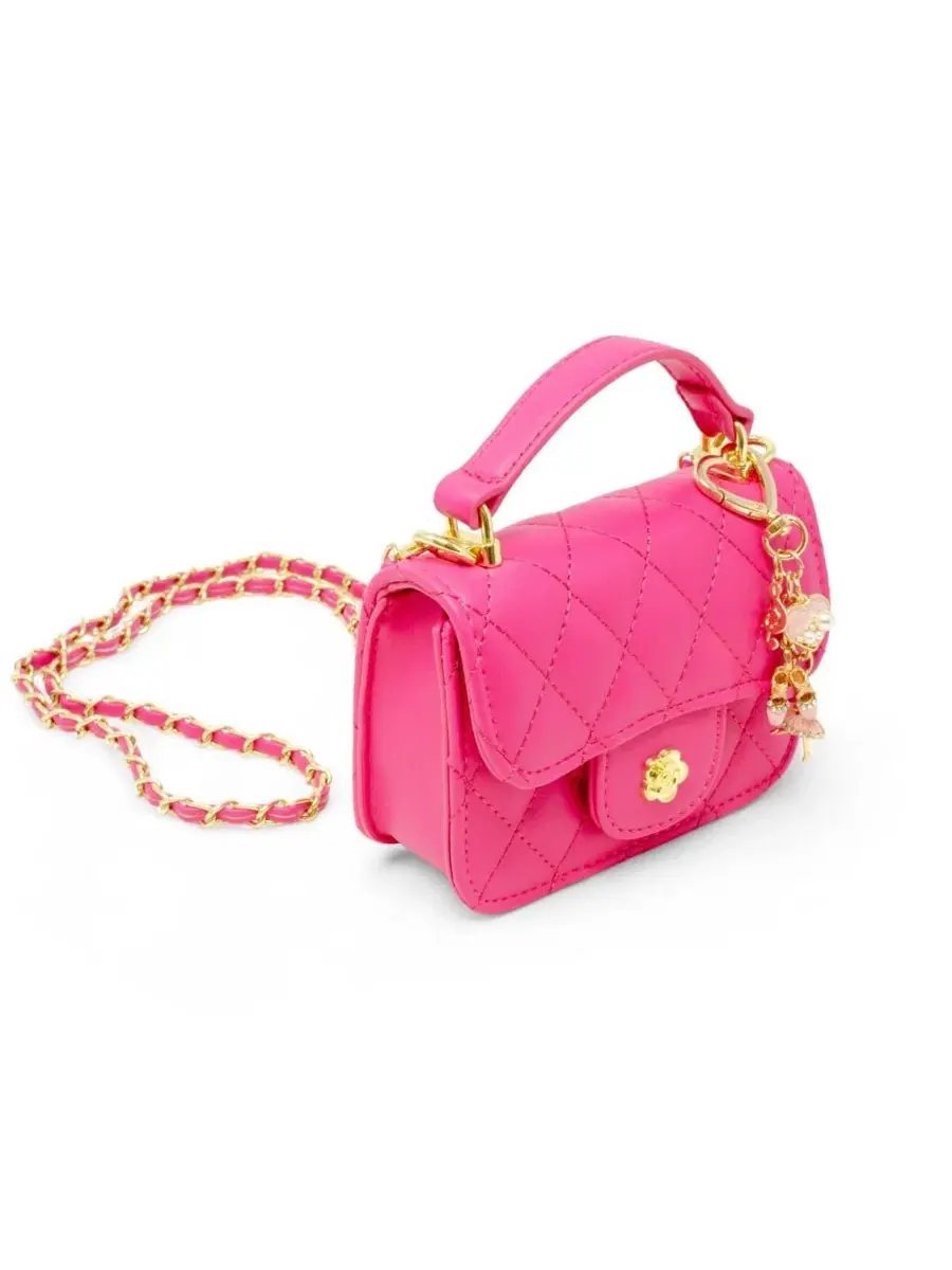 Детская сумочка с балетным шармом Tiny Quilted Ballet Charm Handbag ZOMI GEMS — изображение 3 из 5