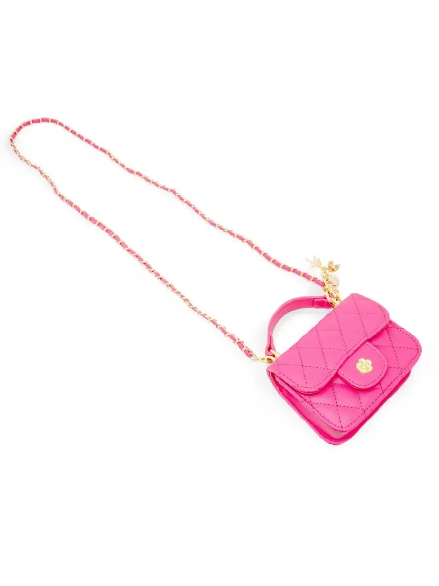 Детская сумочка с балетным шармом Tiny Quilted Ballet Charm Handbag ZOMI GEMS — изображение 4 из 5