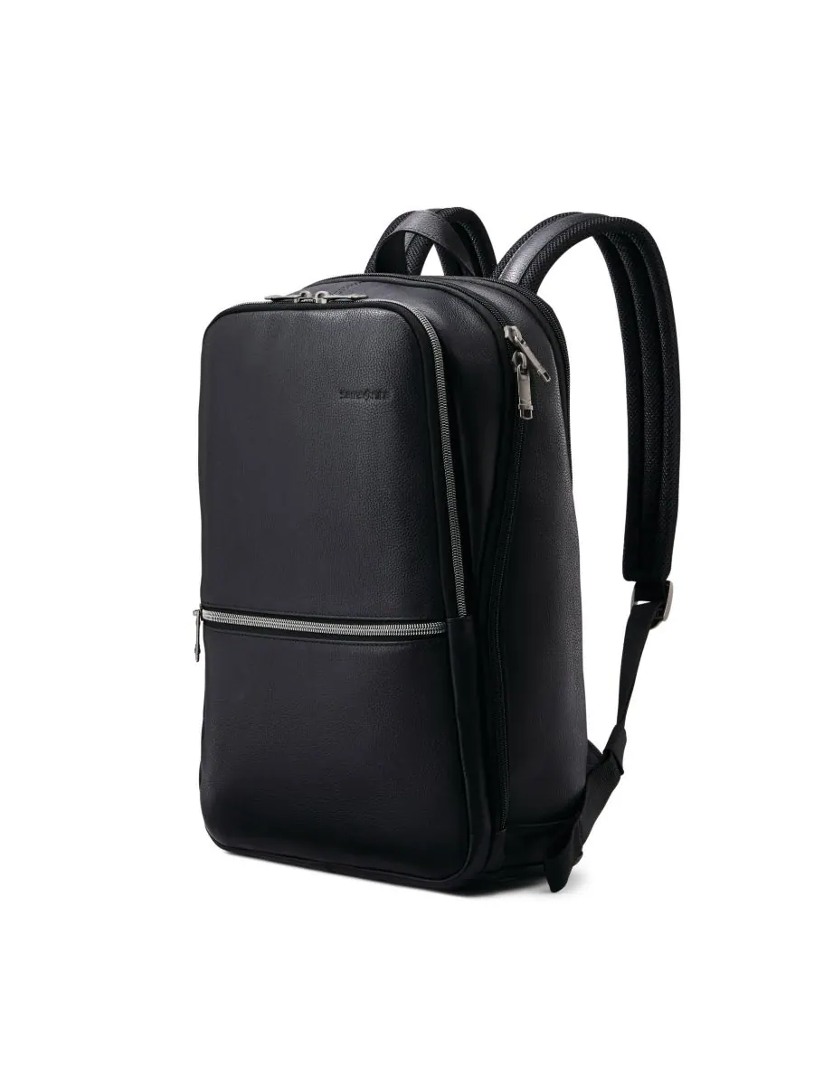 Рюкзак женский Samsonite натуральная кожа — черный