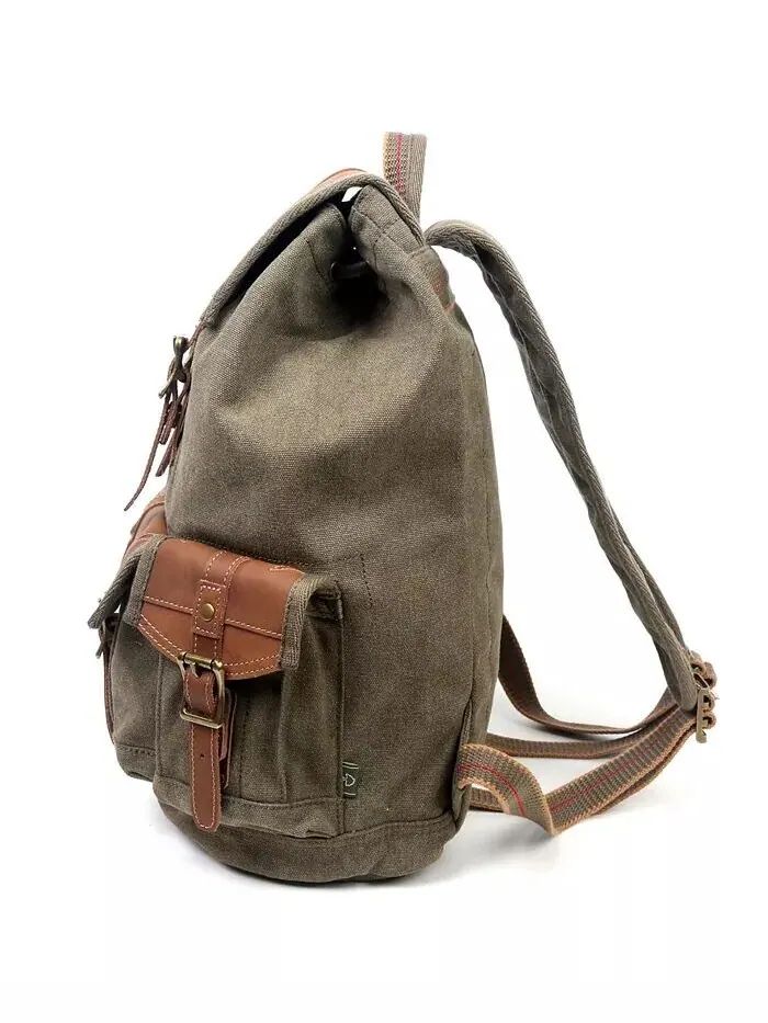 Холщовый рюкзак Turtle Ridge TSD BRAND — изображение 14 из 17, верблюжий