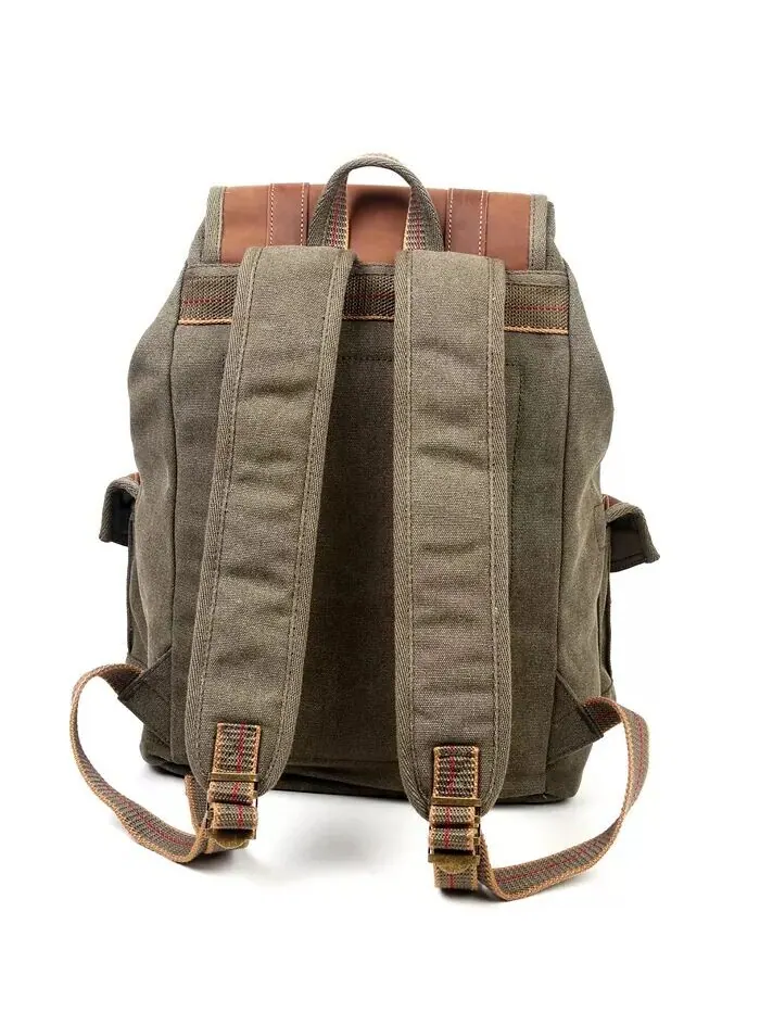 Холщовый рюкзак Turtle Ridge TSD BRAND — изображение 15 из 17, верблюжий