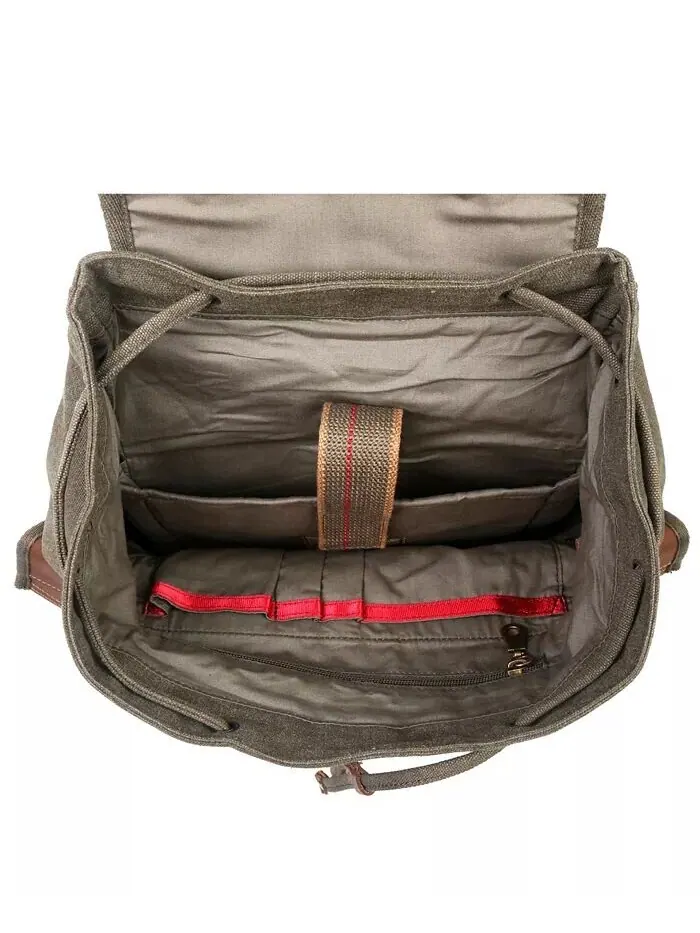 Холщовый рюкзак Turtle Ridge TSD BRAND — изображение 16 из 17, верблюжий