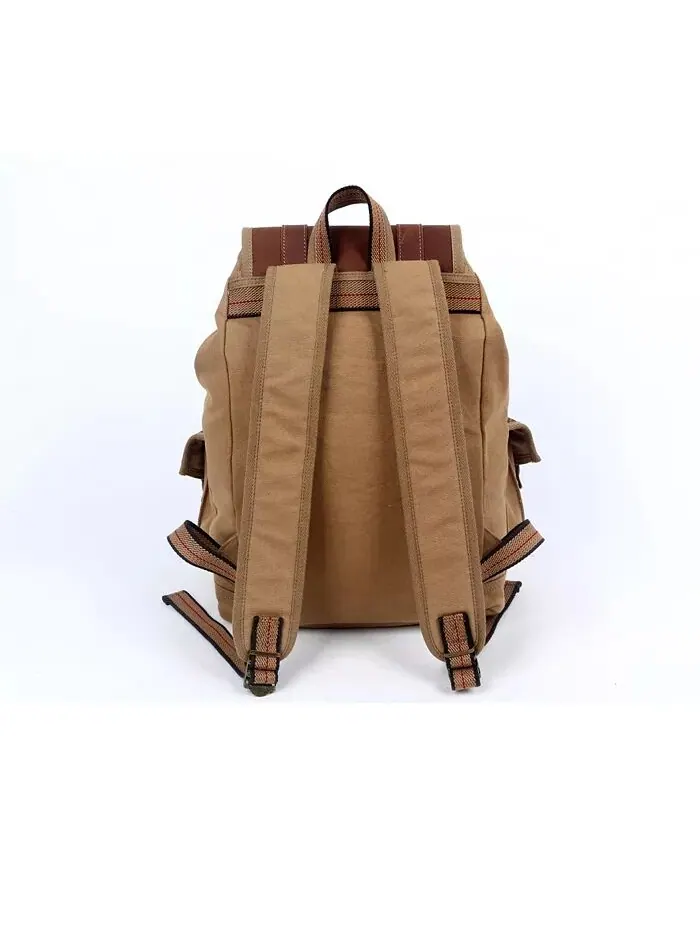 Холщовый рюкзак Turtle Ridge TSD BRAND — изображение 3 из 17, верблюжий