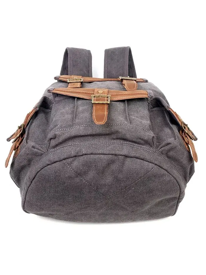 Холщовый рюкзак Turtle Ridge TSD BRAND — изображение 12 из 18, оливковый