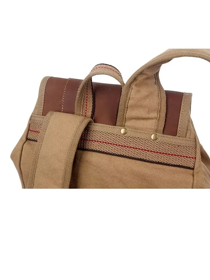 Холщовый рюкзак Turtle Ridge TSD BRAND — изображение 17 из 17, серый