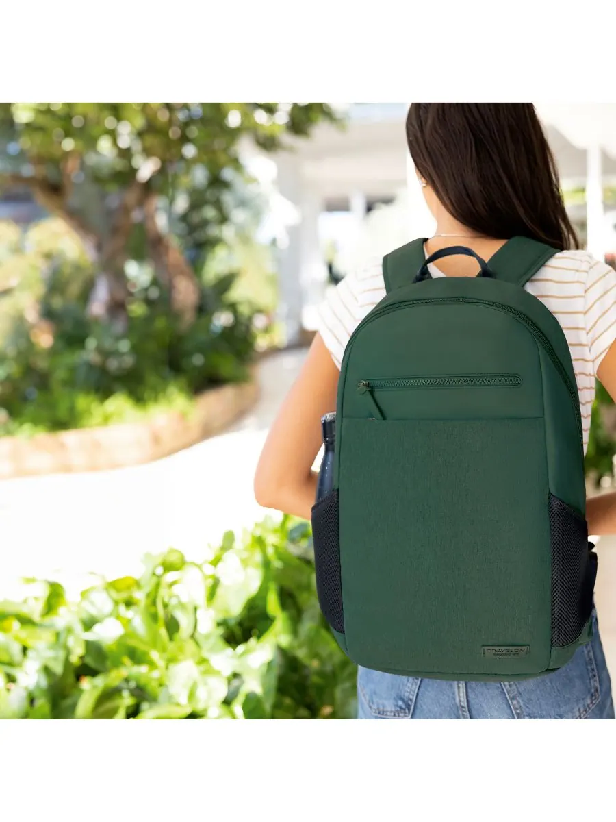 Противокражный рюкзак Metro Travelon, цвет forest heather — изображение 3 из 10