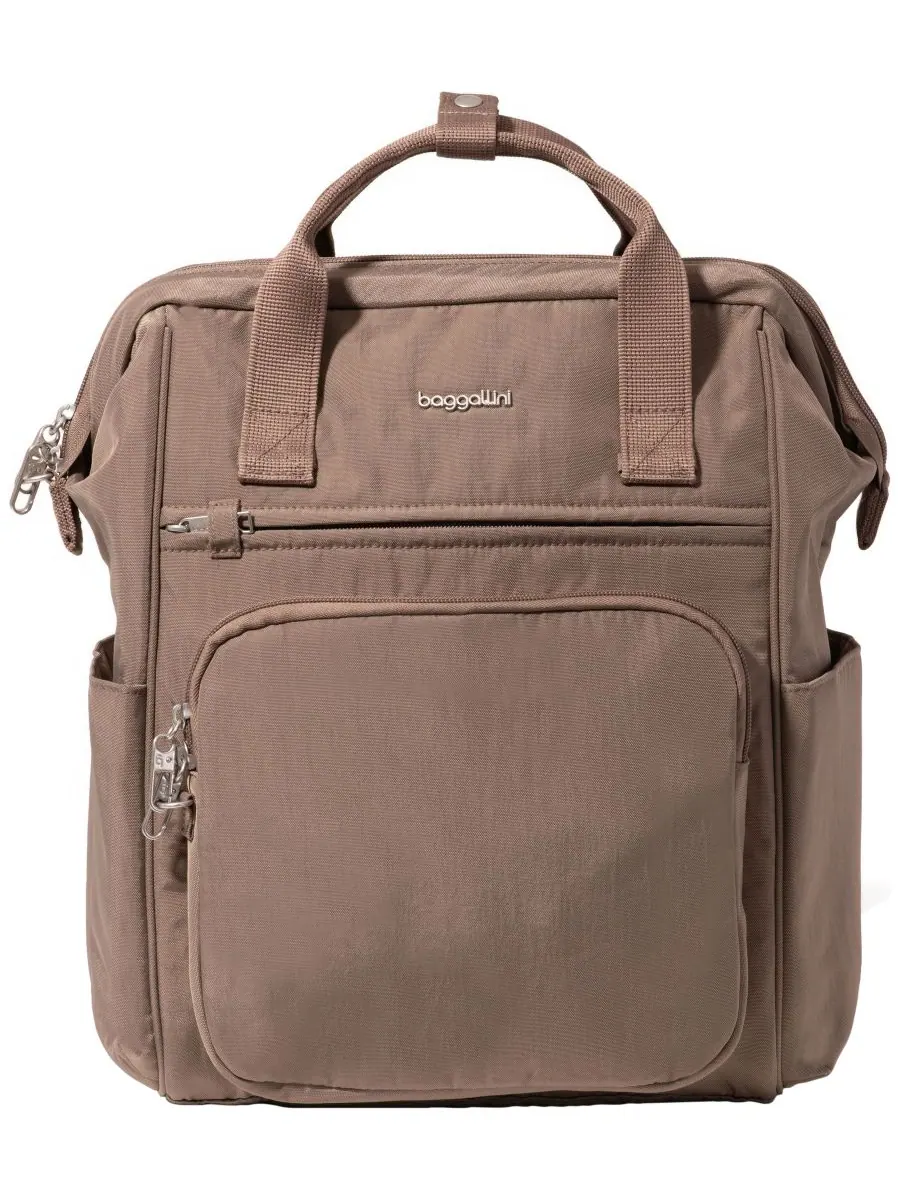 Рюкзак Securtex Anti-Theft Windsor Baggallini — изображение 1 из 4, коричневый