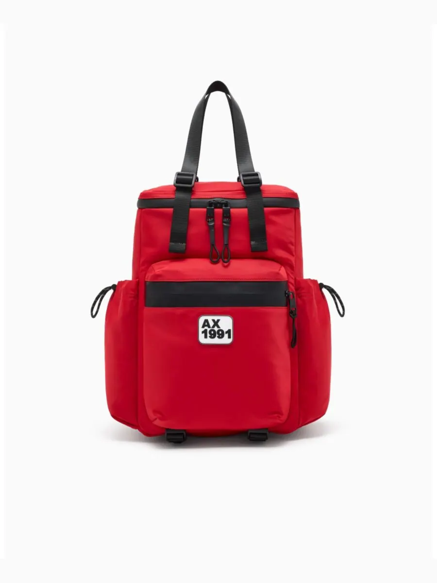 Мужской нейлоновый рюкзак с верхними ручками A|X Armani Exchange — изображение 1 из 6, красный