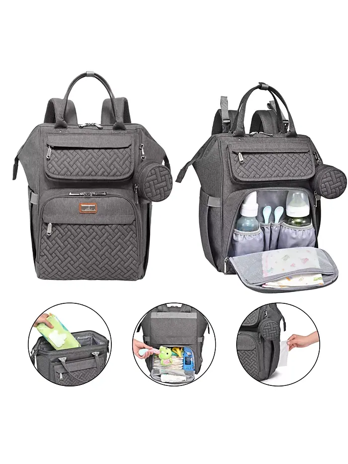 Детский рюкзак-сумка для подгузников Ultimate Bag универсальная сумка для современных родителей — серый