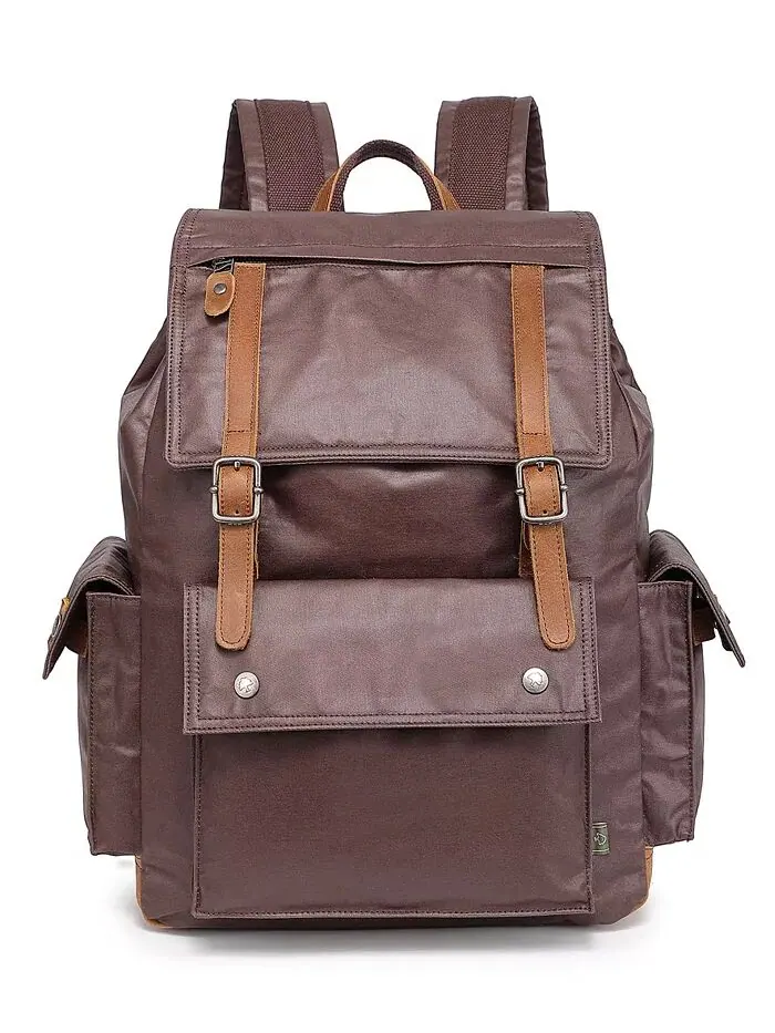 Холщовый рюкзак Urban Light Traveller TSD BRAND — изображение 1 из 11, коричневый