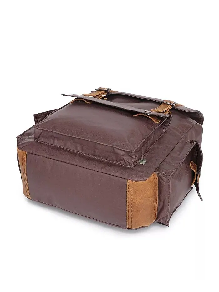 Холщовый рюкзак Urban Light Traveller TSD BRAND — изображение 7 из 11, коричневый